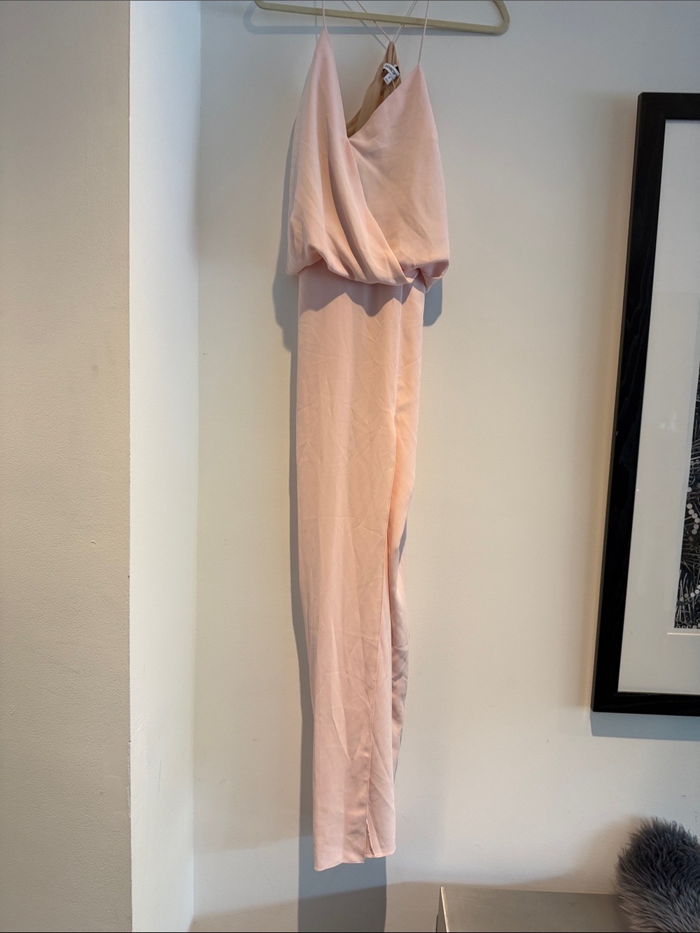 Elizabeth and James Blush Pink Maxi Slip Dress